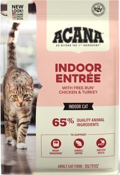 Acana Indoor Entree with Free-Run Chicken & Turkey Adult Dry Cat Food