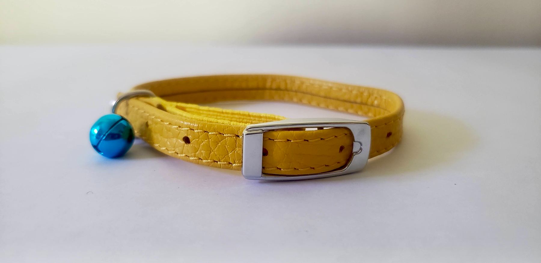 CollarDirect Leather Cat Collar with Bell