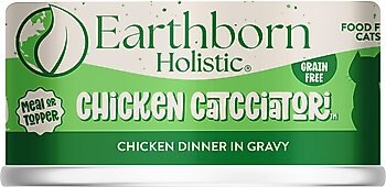 Earthborn Holistic Chicken Catcciatori Grain-Free Moist Cat Food 5.5 oz. Can