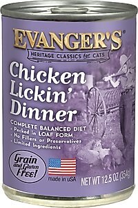 Evanger’s Classic Recipes Chicken Lickin’ Dinner Grain-free Canned Cat Food