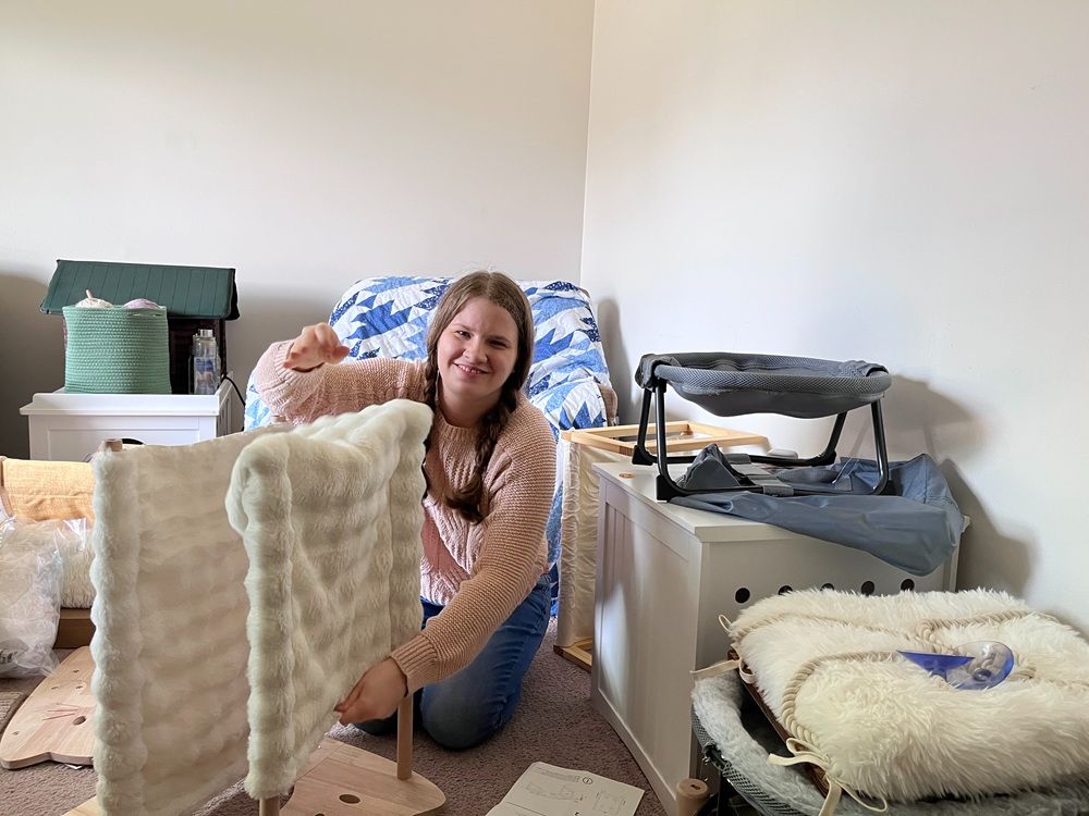 Fopeat Cat Bunkbed with Hammocks