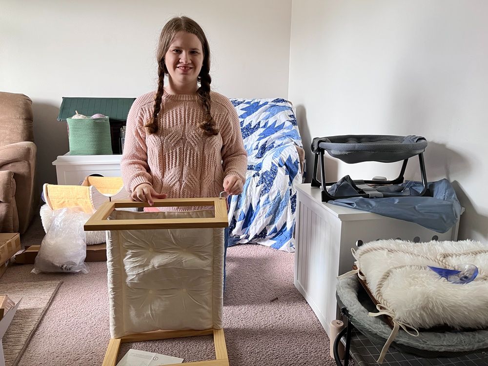 FUKUMARU Cat Bed with Removable Cover