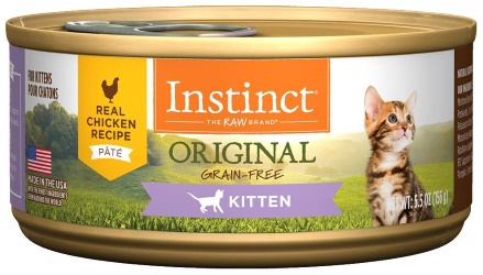 Instinct by Nature's Variety Kitten Grain-Free Real Chicken Recipe Natural Wet Canned Cat Food small Instinct by Nature's Variety Kitten Grain-Free Real Chicken Recipe Natural Wet Canned Cat Food small