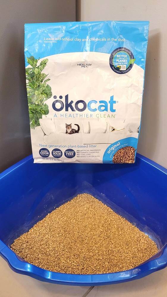 Okocat Original Premium Wood Clumping Cat Litter