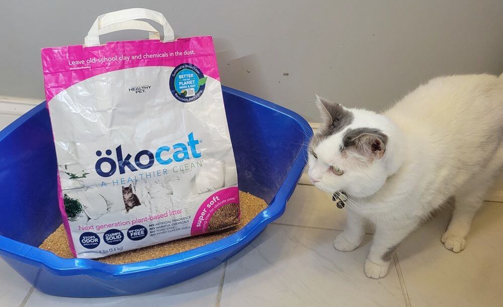 Okocat Super Soft Clumping Wood Unscented Cat Litter