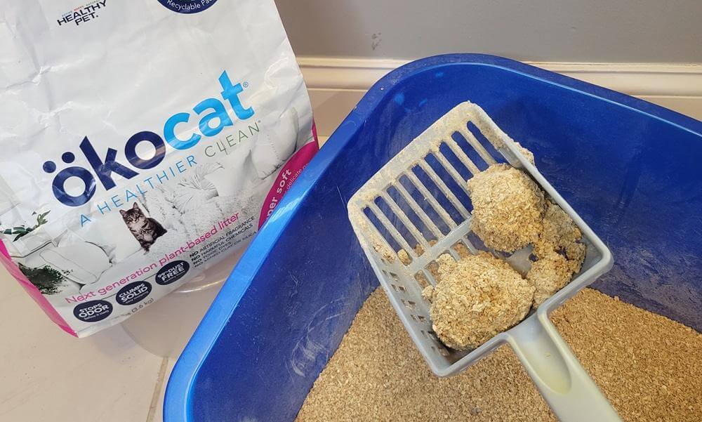 Okocat Super Soft Clumping Wood Unscented Cat Litter