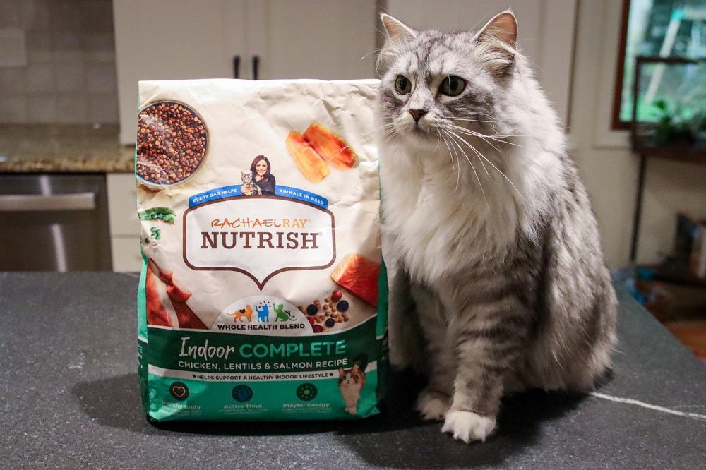 Rachael Ray Nutrish Indoor Complete Chicken, Lentils & Salmon Recipe Dry Cat Food