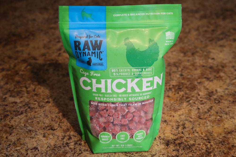 Raw Dynamic Pets Cage Free Chicken Fresh Frozen Cat Food