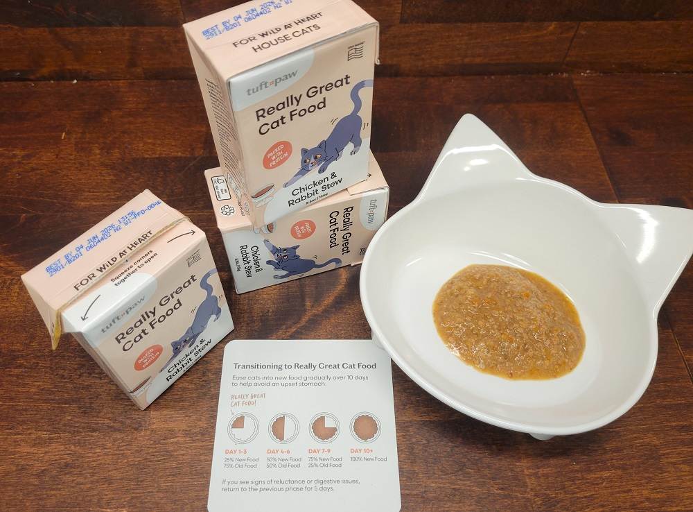 tuft + paw Really Great Cat Food Review