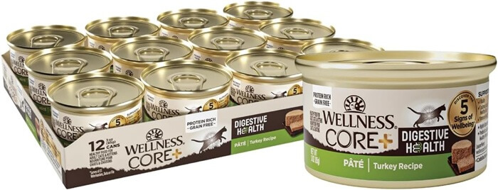 Wellness CORE Digestive Health Turkey Pate Grain-Free Wet Cat Food