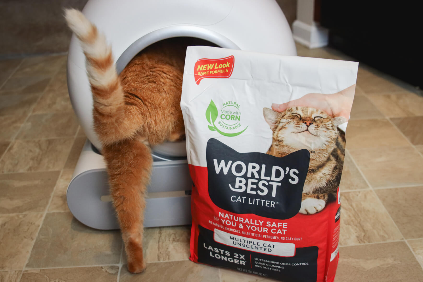 World's Best Cat Litter Multiple Cat Unscented-20